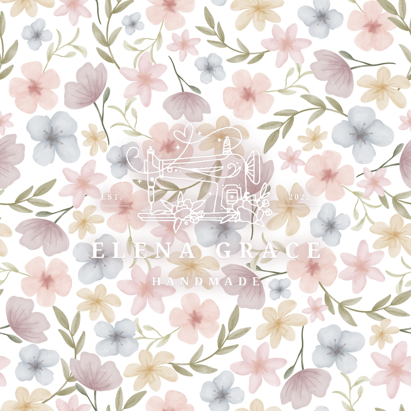 Fabric 1 // 'Summer Blossoms' EXCLUSIVE