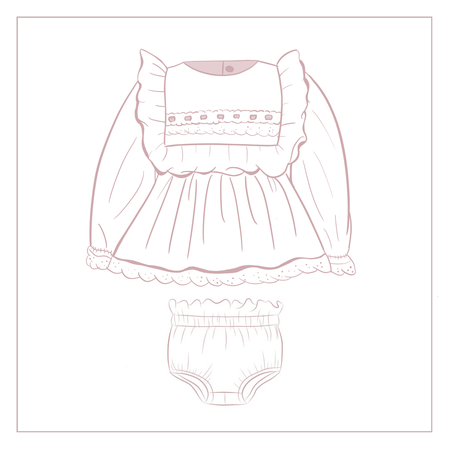 Fairy Blair Two-Piece "Purple Fairies' SLOT