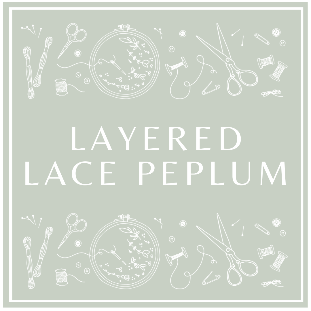 Layered Lace Peplum