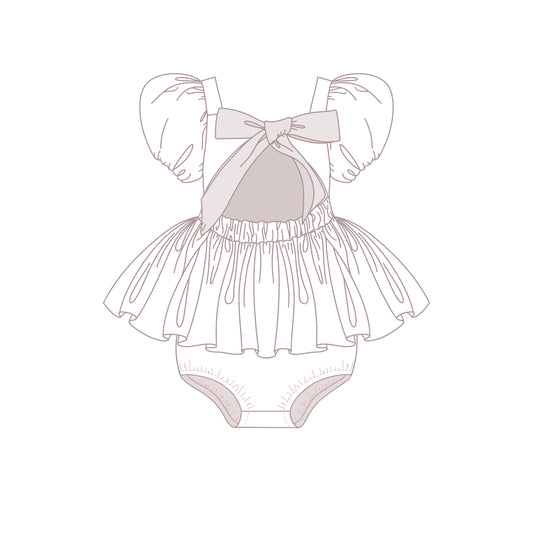 Custom Quinn Dress & Bloomers | Tiegan