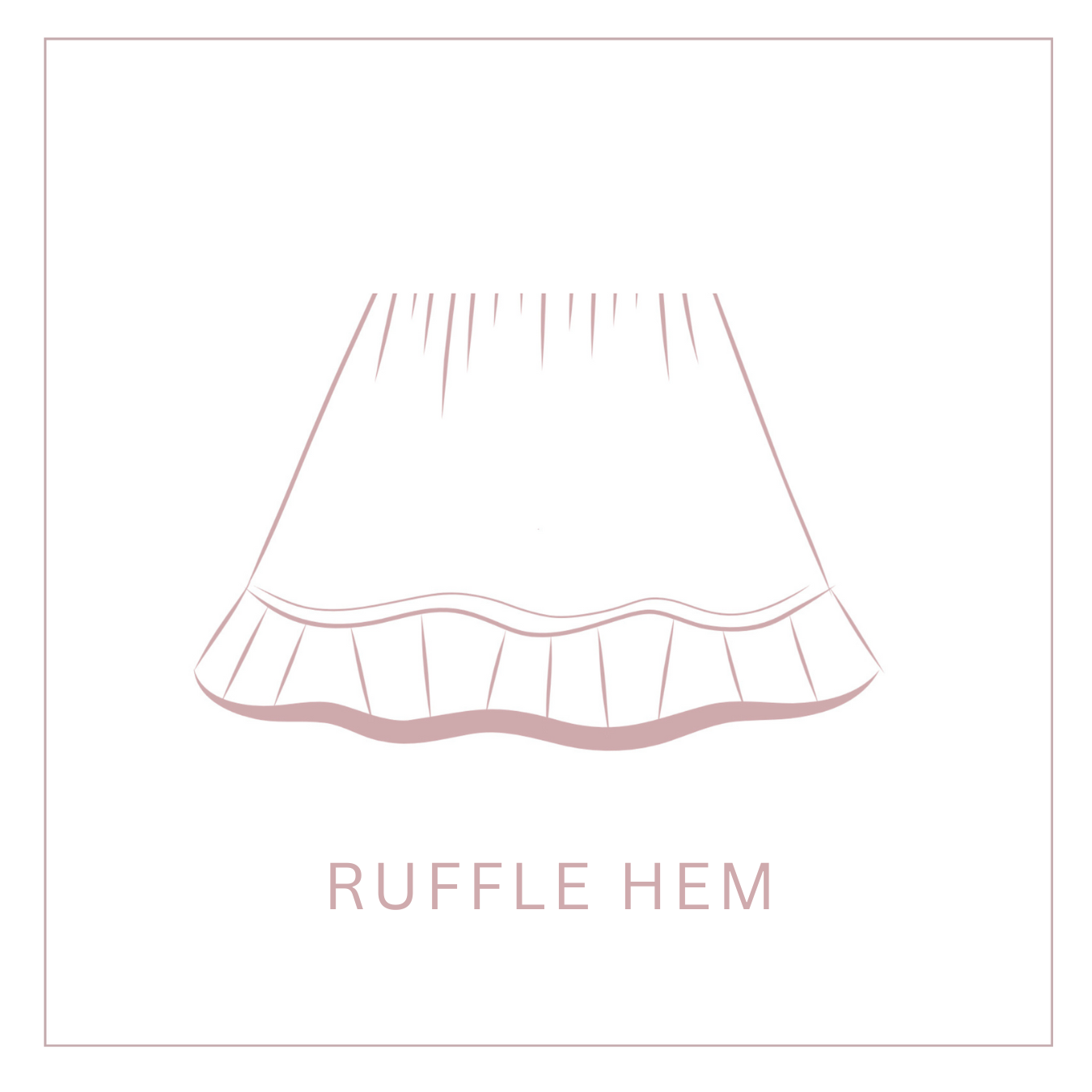 EXTRA : Ruffle Skirt Hem