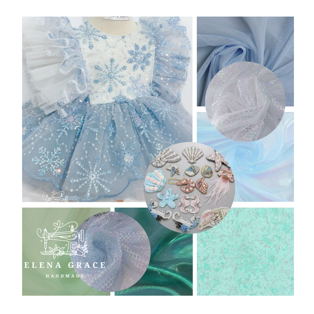 Custom "Ocean" Tulle Dress - LUELLA - DEPOSIT