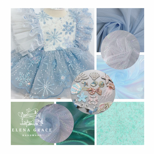 Custom "Ocean" Tulle Dress - LUELLA - DEPOSIT