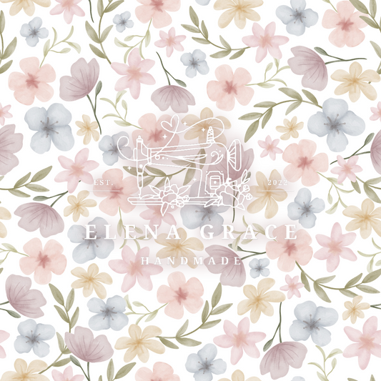 Fabric 1 // 'Summer Blossoms' EXCLUSIVE