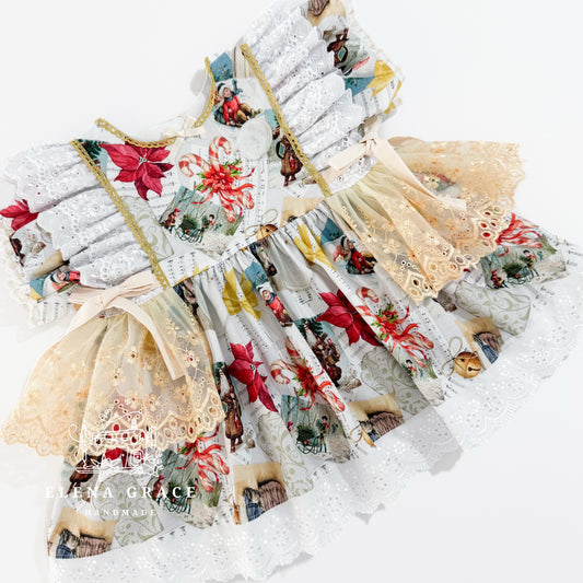 Vintage Christmas Nora Two-Piece // 2-3y