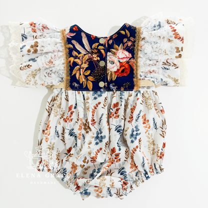 The Nora Romper // 6-9m