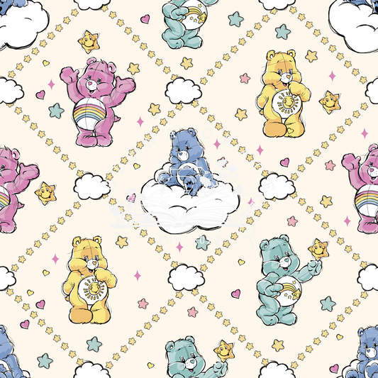 Printed Care Bears