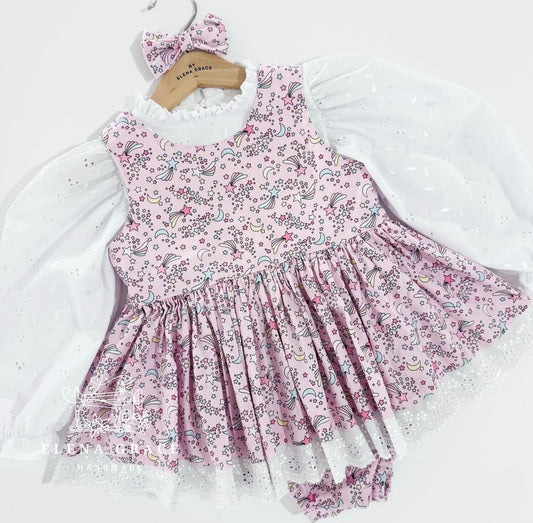 Custom Sleeveless Caroline Fairies & Blair Blouse / 18-24m - DEMI