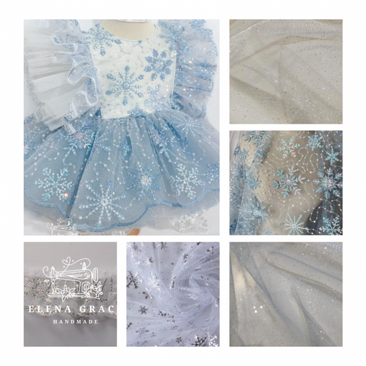 Custom “Frozen” dress - Taylor Family