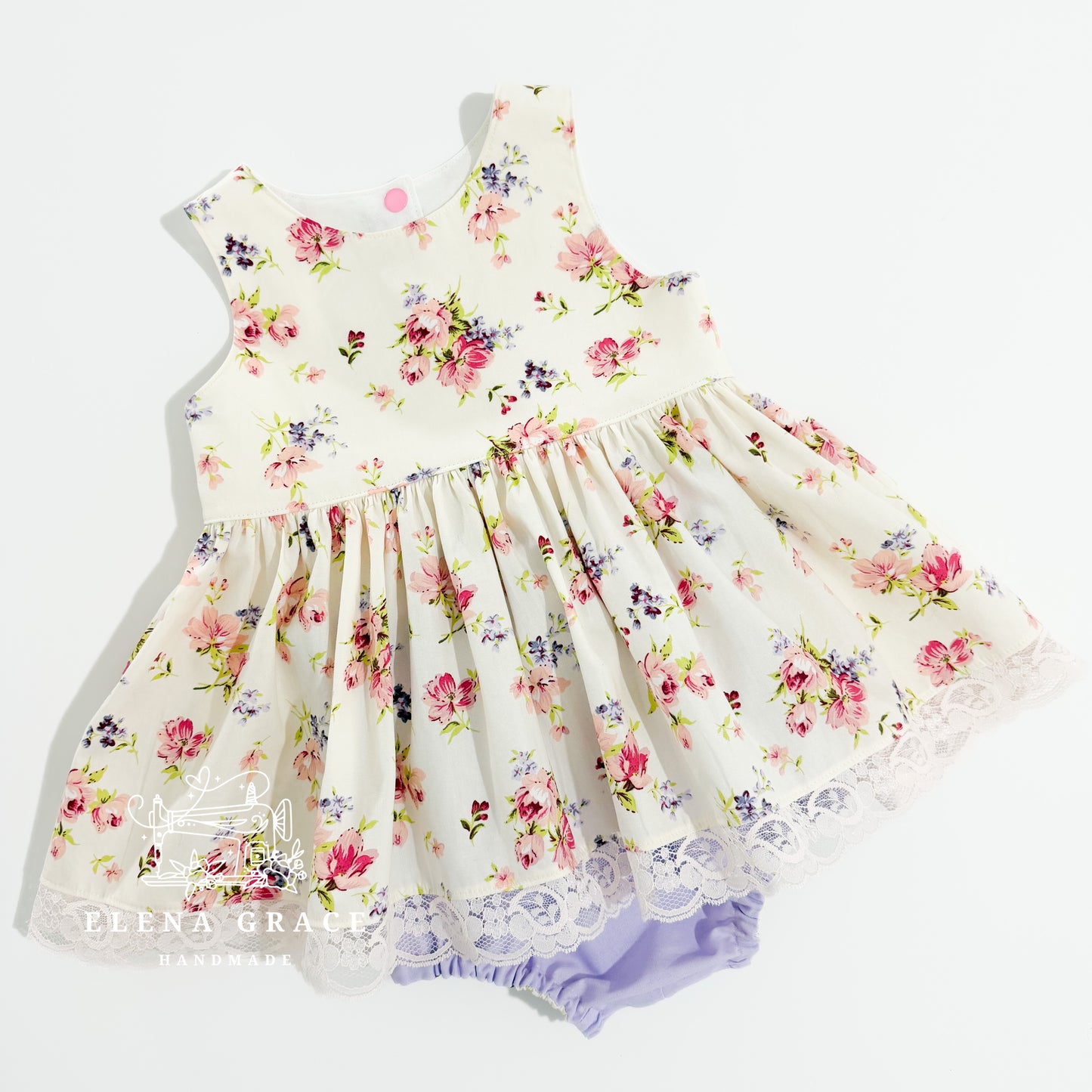 Floral Sleeveless Caroline | 18-24m