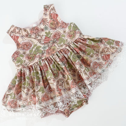 The Sleeveless Caroline / 12-18m "Princess"