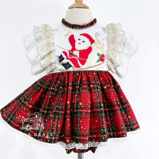 The Nora Two-Piece "Santa" // 2-3y