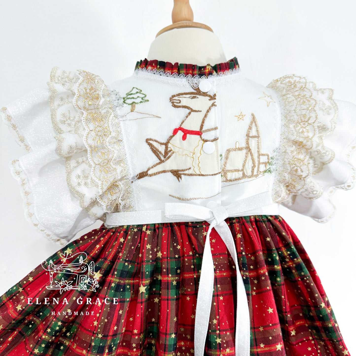 The Nora Two-Piece "Santa" // 2-3y