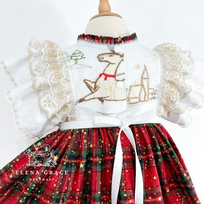 The Nora Two-Piece "Santa" // 2-3y