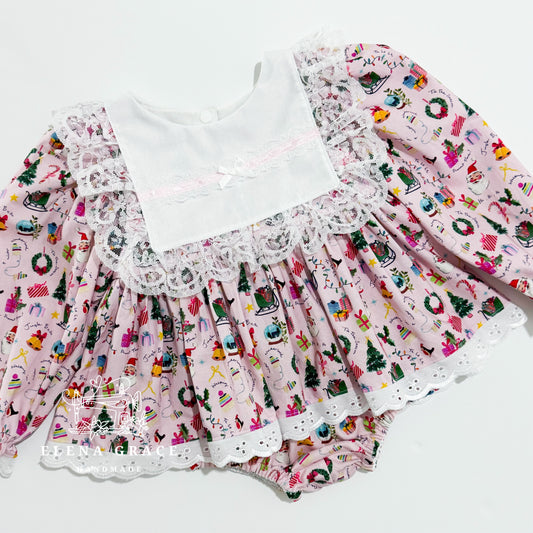 The Pink Santa Blair Two-Piece // 2-3y