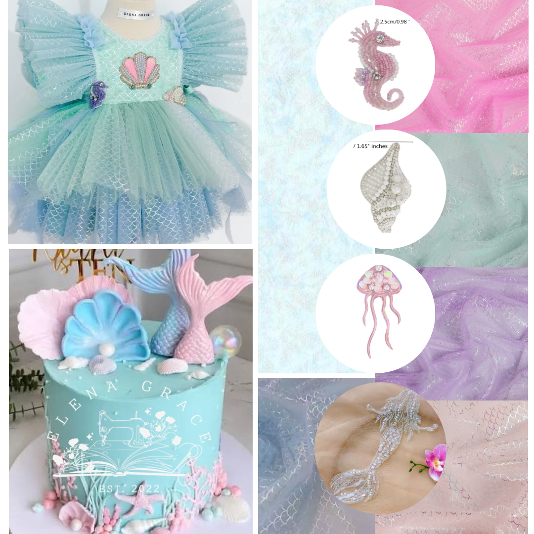 DEPOSIT Custom "Mermaid" Tulle Dress - Janine