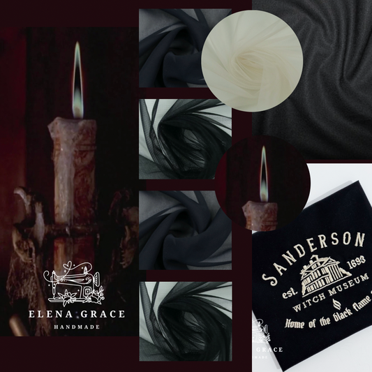 "Black Flame Candle" Halloween Two-Piece | SLOT