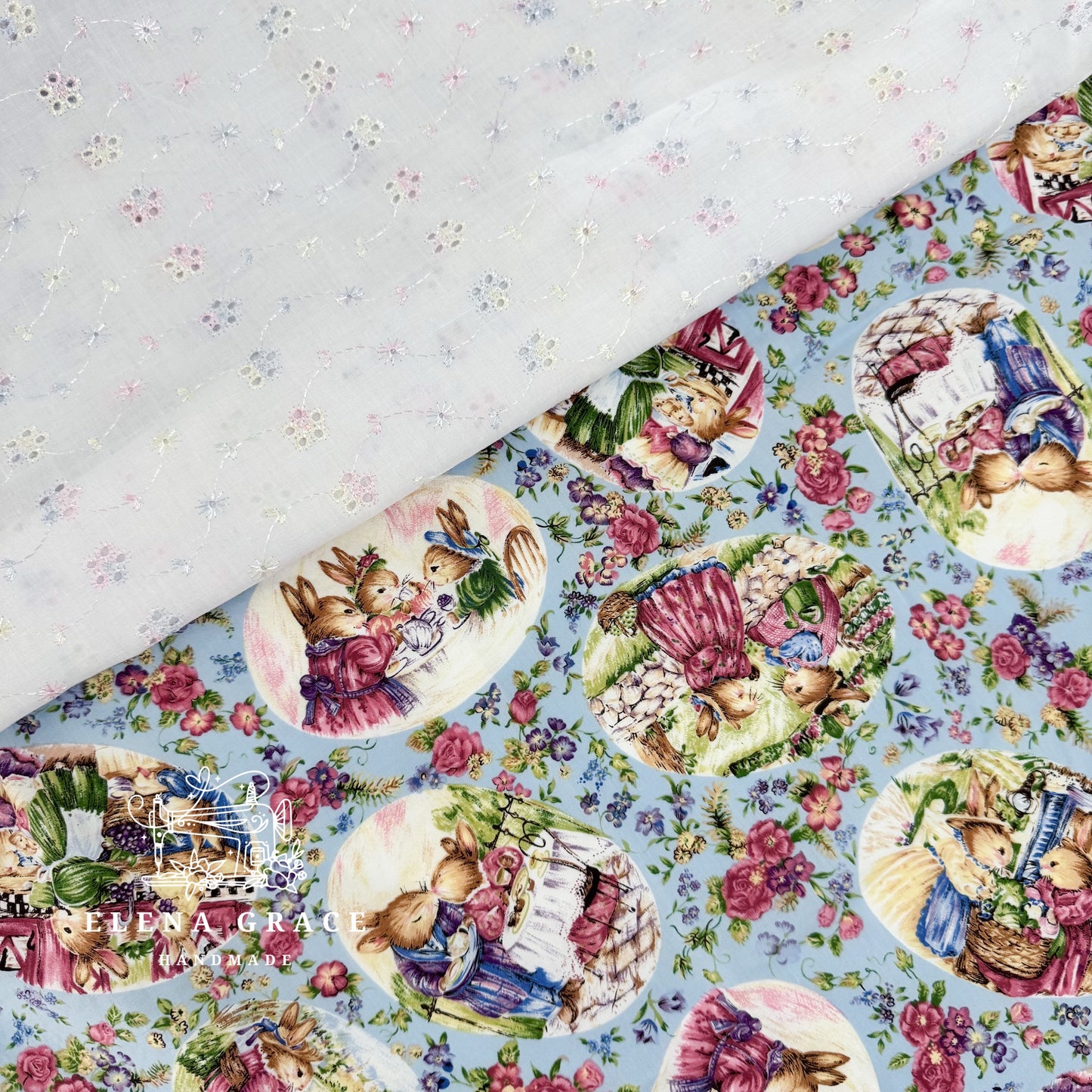 Pastel Bunnies Pollyanna & Blair Blouse / SLOT