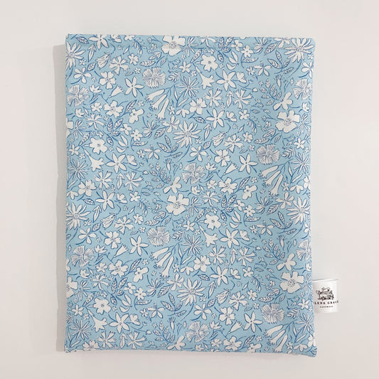 iPad / Planner Sleeve / Liberty "Summer Sketch Blue"