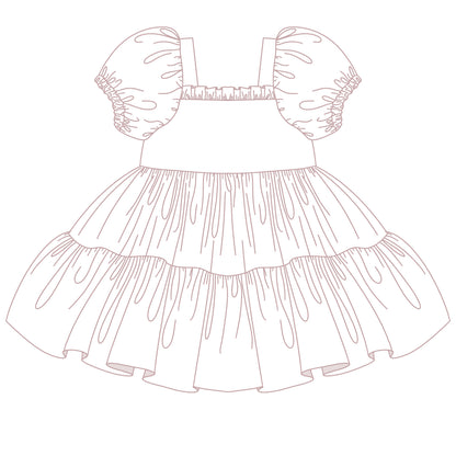Custom Glinda, Luna & Marley Dress & Bloomers | Tiegan