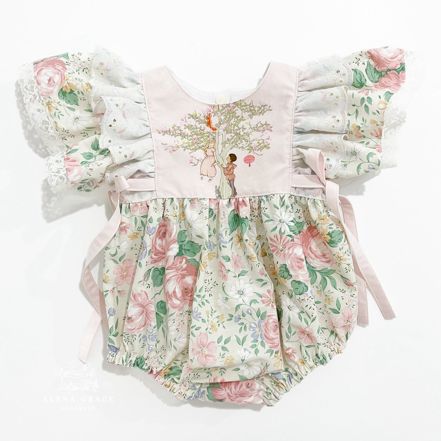 The Nora Romper // 9-12m