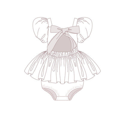 Custom Quinn Dress & Bloomers | Tiegan