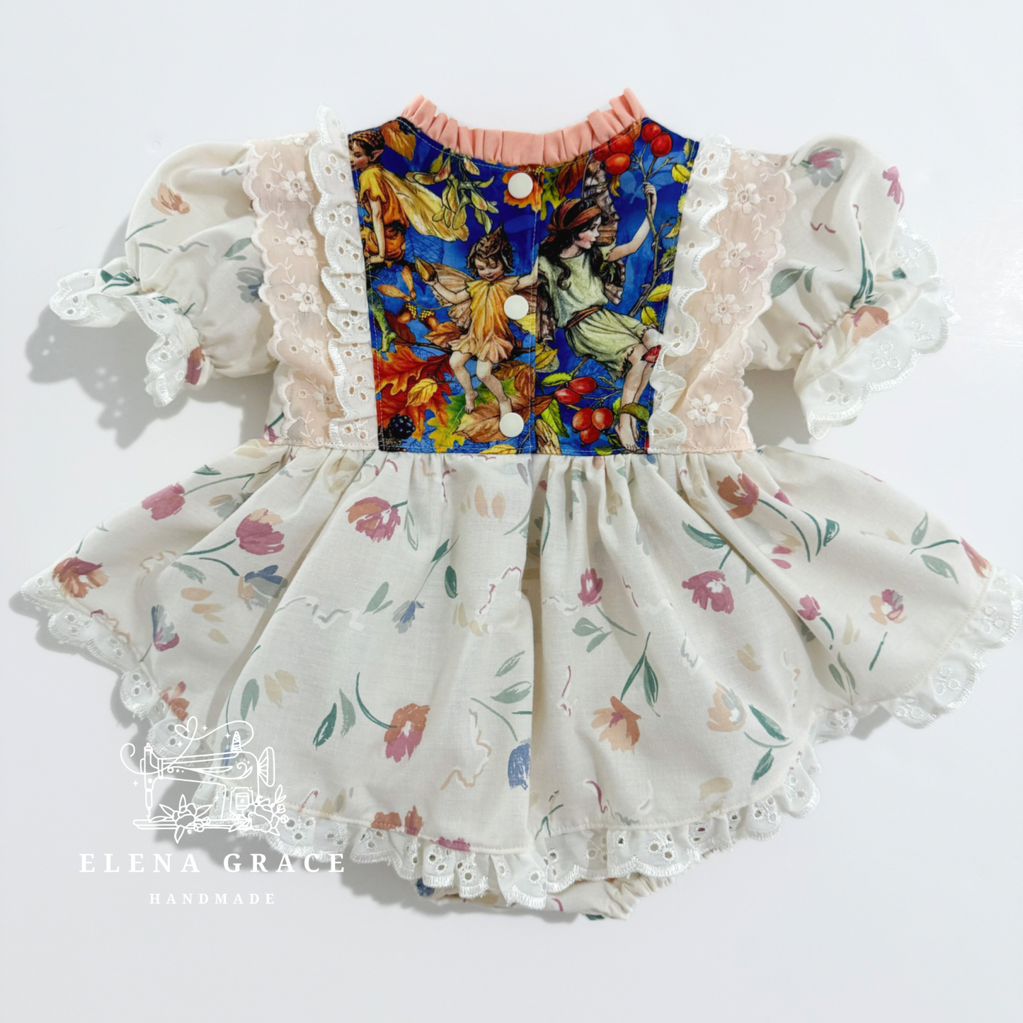 The Caroline Skirted Romper // 9-12m